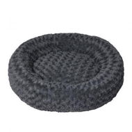 Detailed information about the product Calming Dog Bed Warm Soft Plush M Dark Grey Medium