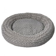 Detailed information about the product Calming Dog Bed Warm Soft Plush XL Grey X-Large