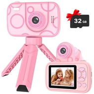 Detailed information about the product Camera Toys for Kids Ages 3-12,Kids Camera with Flip Lens for Selfie and Video,HD Digital Camera,Christmas Birthday Party Gifts,Pink