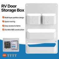 Detailed information about the product Camper RV Door Organizer Storage Box ABS Compartment Shelf for Motorhome Caravan Van Waste Tank Hatch