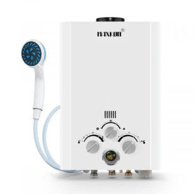 Camping 520L/hr Constant Water Flow Gas Instant Shower Water Heater Lightweight Easy To Carry.