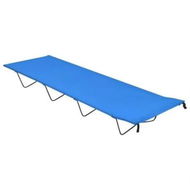 Detailed information about the product Camping Bed 180x60x19 cm Oxford Fabric and Steel Blue