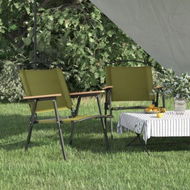 Detailed information about the product Camping Chairs 2 Pcs Green 54x55x78 Cm Oxford Fabric