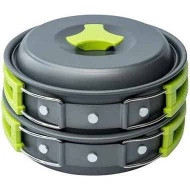 Camping Cookware Mess Kit - Essential Gear for Outdoor Cooking