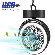 Detailed information about the product Camping Fan With LED Lights Rechargeable Battery Operated Portable Tent Fan With Retractable Hook For Camping Fishing Picnic