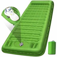 Detailed information about the product Camping Sleeping Pad,Extra Thick 5 Inch Camping Mat with Pillow Built-in Foot Pump Inflatable Sleeping Pads Compact for Backpacking Hiking Travel