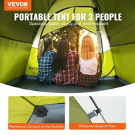 Detailed information about the product Camping Tent, 7 x 7 x 4 ft Fit for 6 Person, Waterproof Lightweight Backpacking Tent, Easy Setup, with Door and Window, for Outdoor Family Camping, Hiking, Hunting, Mountaineering Travel