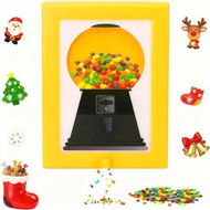 Detailed information about the product Candy Dispenser Picture Hanging, Candy Frame Dispenser, Handy Fast Distribution Candies, Nuts, Dog and Cat Treats, Suitable For Holiday Gifts, Yellow
