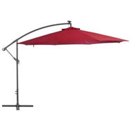 Detailed information about the product Cantilever Umbrella with Aluminium Pole 350 cm Bordeaux Red