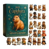 Detailed information about the product Capybara Advent Calendar, 24 Days Christmas Ornament Countdown Calendars with 2D Acrylic Cute Capybaras Hanging Pendant Christmas Tree Decorations