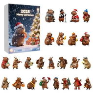 Detailed information about the product Capybara Christmas Countdown Calendar, 24 Days Acrylic Ornament Set with Cute Animal Pendants, Holiday Advent Decorations for Xmas Tree