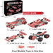 Car Building Kits 265Pieces Building Cars Metal Erector Set Racing Car Building Kits Assembly Red Vehicle Kids Boys Chirstmas Birthday Gift. Available at Crazy Sales for $29.11