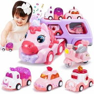 Detailed information about the product Car Carrier Truck For 3 4 5 Year Old Girl Birthday Gift Halloween Christmas Stocking Stuffer