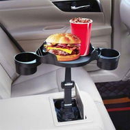 Detailed information about the product Car Cup Holder Tray Rotation Function Tray With Cup Holders Car Tray Table Phone Holder Table For Most Vehicles