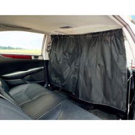 Detailed information about the product Car Divider Curtains Sun Shade - Privacy Travel Nap Night Car Camping Detachable Simple Curtain (Black)