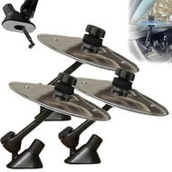 Detailed information about the product Car Drum Cymbal Air Vent,Fun Music Gadget,Easy Install on Dashboards Vents,Crisp Metallic Sound Quirky Gift for Road Trips Music Lovers Black 3Pack