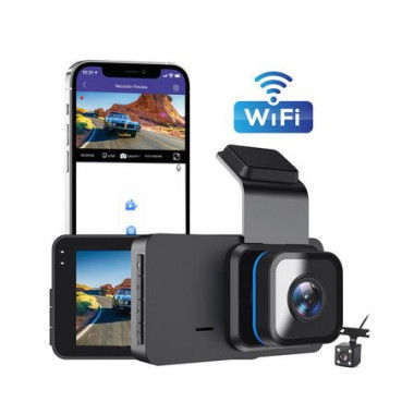 Car DVR WiFi Full HD 1080P Dash Cam Rear View Camera Mirror Video Recorder