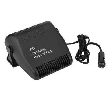 Car Heater Defroster, 12V Cooling Fan Heater 2 in 1 Portable Fast Heating Low Noise Car Ceramic Heating Windshield Defroster Demister
