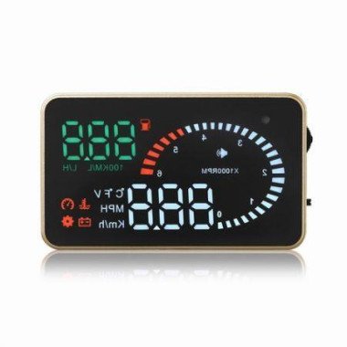 Car HUD Head Up Display With OBD2 Interface Speed Warning System Fit For X6