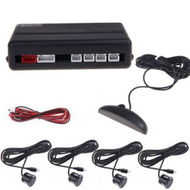 Detailed information about the product Car LED Parking Reverse Backup Radar System + 4 Sensor Black