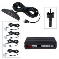 Detailed information about the product Car LED Parking Reverse Backup Radar System + 4 Sensor Silver