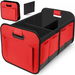 Car Organizer Trunk Storage Box Oxford Cloth Storage Box Large Capacity Foldable For Any Cars and SUV,Collapsible Multi-Compartment Organizer Red. Available at Crazy Sales for $19.99