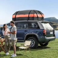 Detailed information about the product Car Rooftop Cargo Carrier Bag 15 Cubic Feet Roof Cargo Carrier 840D PVC