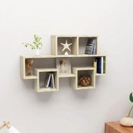 Detailed information about the product Car-shaped Wall Shelf Sonoma Oak 82x15x51 Cm Engineered Wood