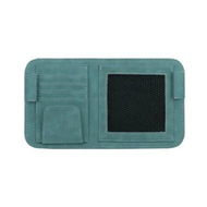 Detailed information about the product Car Sun Visor Organizer, Small Leather Auto Visor Storage Organizer, Vehicle Multi Pocket Document Holder for License, Card, Pen, Sunglasses (Blue)