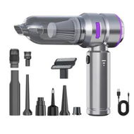 Detailed information about the product Car Vacuum Cleaner Cordless,16000PA Portable Car Vacuums 4 in 1 Compressed Air Duster & Blower HandHeld Vacuum with Brushless Motor for Cars Home(Silver)