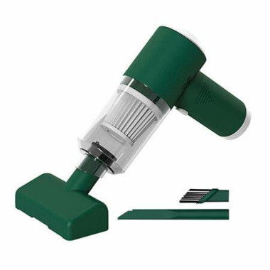 Car Vacuum Cleaner Mite Removal Machine 4000Pa Handheld Mattress Cordless Vacuum Strong Suction Cordless Vacuum Cleaner For Cleaning Bed Pillow Car (Green)