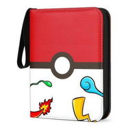 Detailed information about the product Card Binder for Pokemon Cards, 4-Pocket Portable Card Collector Album Holder Book Fits 400 Cards with 50 Removable Sleeves