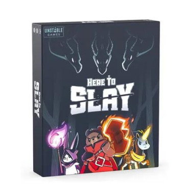 Card Game Strategic Here To Slay Base Teens Men Women Fantasy Roleplay Family Night Gaming Party Fun Black
