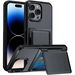 Card Holder Case for iPhone 15 with Heavy Duty Protective Dual Layer Shockproof Wallet Case,with Hidden Card Slot Color Black. Available at Crazy Sales for $14.99