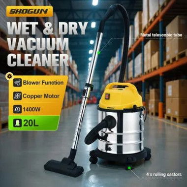 Carpet Cleaner Vacuum Blower Wet and Dry Floor Cleaning Machine 5IN1 1400W Portable Bagless HEPA Filter Hard Wood Smart Mop Garage Car Home Wheels