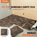 Carpet Tiles Reusable 24'x 24'Carpet Squares With Padding Attached Soft Padded Carpet Tiles Easy Install DIY for Bedroom Living Room (24Tiles Mixed Brown). Available at Crazy Sales for $339.95