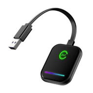 Detailed information about the product CarPlay Adapter for iPhone, Convert Wired to 2 in 1 CarPlay and Android Auto Mini Adapter for iOS 10 Android 11