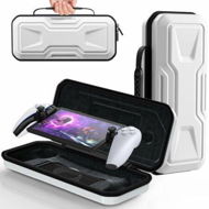 Detailed information about the product Carrying Case for PlayStation Portal,Protective Hard Shell Portable Travel Carry Handbag Full Protective Case Accessories for PlayStation Portal Remote Player (White)