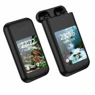 Detailed information about the product Carrying Treasure Ear Earbuds,Open Earbuds Bluetooth Headphones,in-Ear Earphones Built-in Screen Control Noise Cancelling Ear Hooks-Black