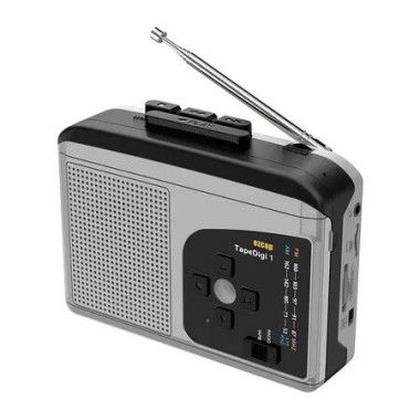 Cassette Player Portable AM FM Radio Walkman Recorder Convert MP3 Micro SD Card Built Mic Speaker Voice 2AA Battery USB Power Audio Device