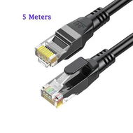 Detailed information about the product Cat 6 Ethernet Cable, 5 Meters Flat High Speed Internet and Network Cable, RJ45 Connectors,Professional LAN Cable,Shielded for Indoor and Outdoor Use