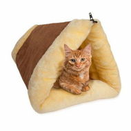 Detailed information about the product Cat Bed 2-in-1 Fleece Tunnel Tube Cave- Best For Indoor Cats Kitten Pet Self Warming Igloo Covered Mat Pad