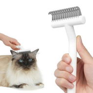 Detailed information about the product Cat Brush for Long Haired Cats, Deshedding Tool and Dematting Comb