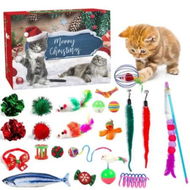 Detailed information about the product Cat Christmas Advent Calendar,24 Days Countdown Calendar with Assorted Interactive Cat Toys for Indoor Cats Pet Surprise Gifts