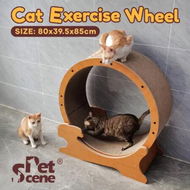 Detailed information about the product Cat Exercise Wheel Toy Running Exerciser Treadmill Scratching Furniture Scratcher Board Roller Indoor Kitten Play Gym Kitty Training Sports Equipment