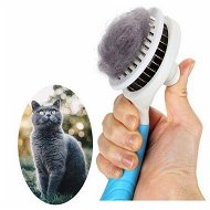 Detailed information about the product Cat Grooming Brush, Self Cleaning Slicker Brushes for Dogs Cats Pet Grooming Brush Tool (BLUE)