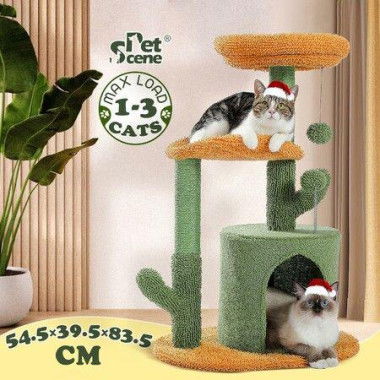 Cat Kitty Tree Tower Scratching Post Bed Sisal Scratcher Stand House Cave Furniture Condo Climbing Pole Play Castle Perch