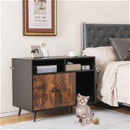 Detailed information about the product Cat Litter Box Enclosure With Scratching Pad
