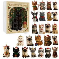 Detailed information about the product Cat Lovers Advent Calendar 24 Days Christmas Countdown Acrylic Cute Kitten Tree Pendant Decor Advent Calendar For Christmas Decorations