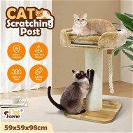 Detailed information about the product Cat Scratching Post Perch Bed Kitten Climbing Tower Tree Play Gym Scratcher Wooden Pet Furniture House Stand Dangling Sisal Rope 98cm Tall